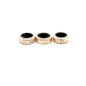 3 Trollbeads Silver Spacer Beads